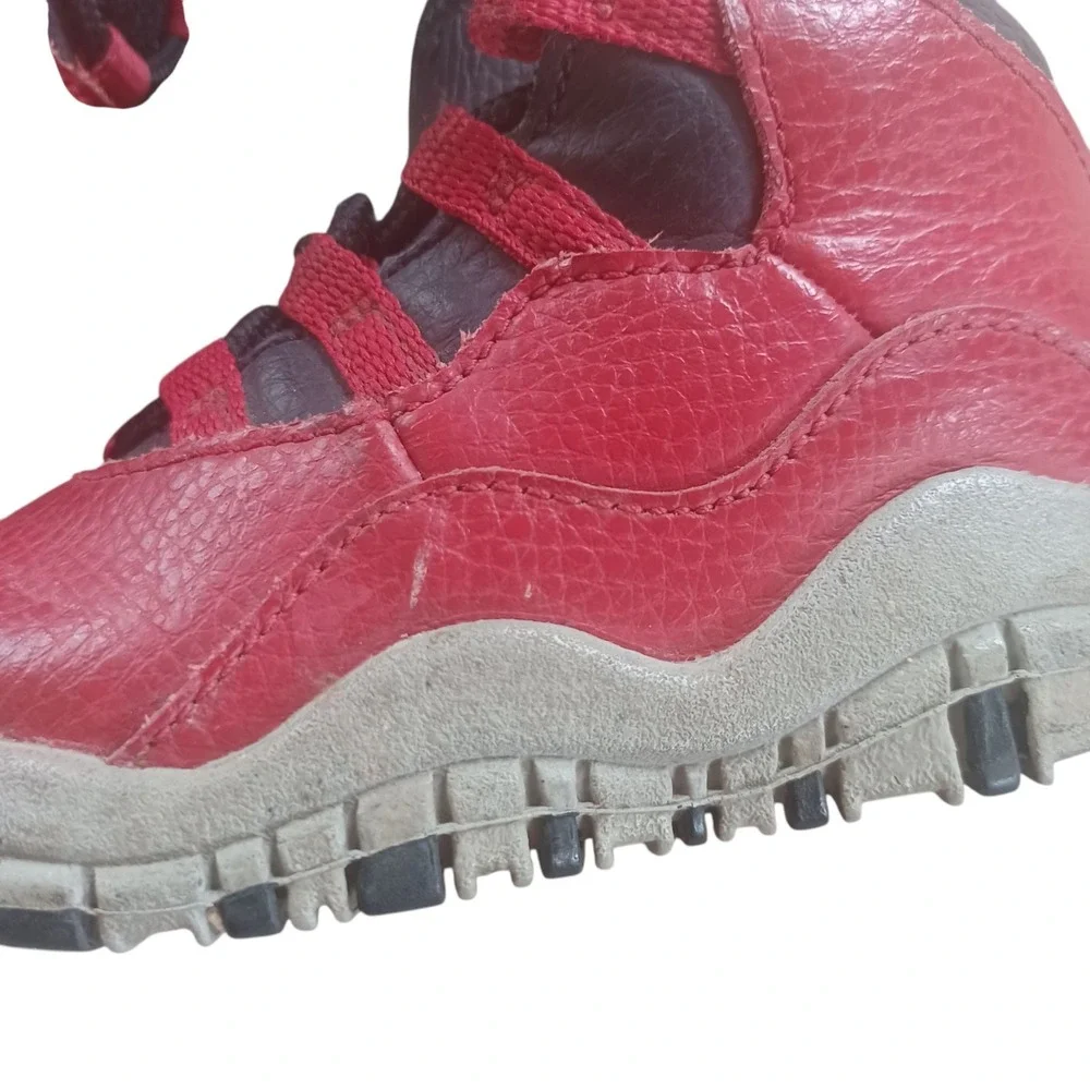 Nike Air Jordan Vintage Toddler Red Leather Boots‎ 6C